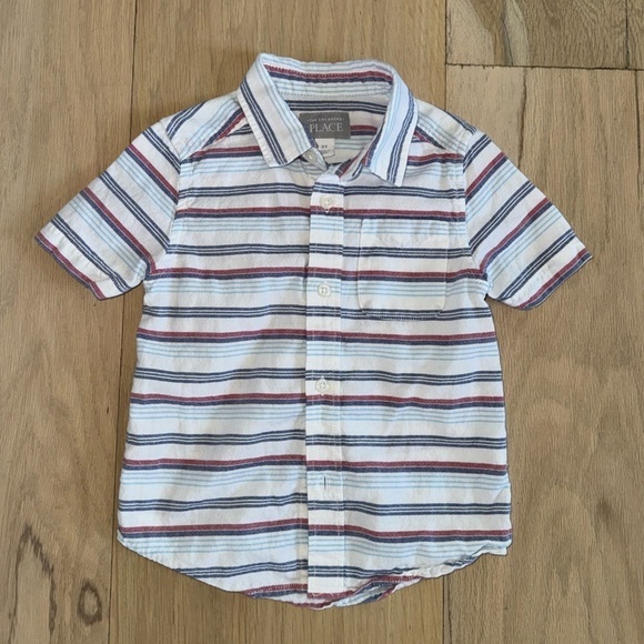 The Children’s Place Casual Button Down Shirt Size 3T - Picture 1 of 3